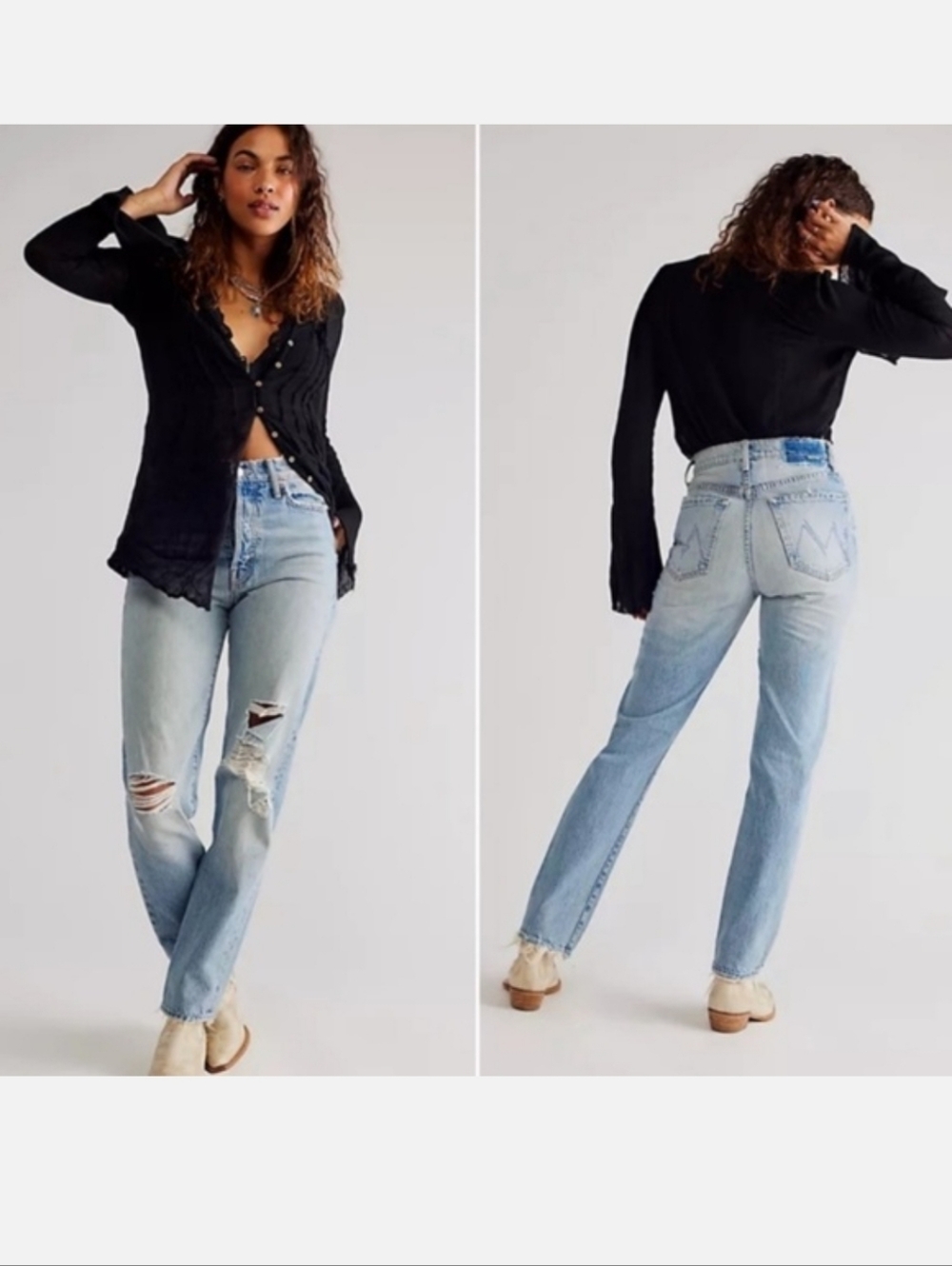 Mother Superior The Huffy Skimp Hotter On The Other Side Jeans Size 28